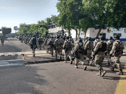 López Obrador señaló que no tenía datos precisos sobre cuántos elementos de seguridad se enviaron a la región, pero insistió en que esta pendiente de cualquier indicio de violencia. SUN / ESPECIAL