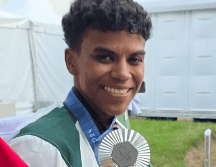 La judoca mexicana Prisca Awiti se colgó la plata en la categoría de los 63kg. SUN / A. Sanguino