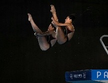 Las mexicanas totalizaron 62.40 puntos después de cinco clavados. AFP