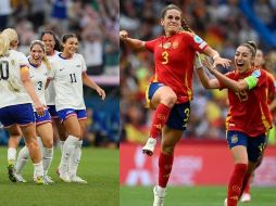 España y Estados Unidos son los equipos más fuertes de la competencia, hasta el momento. X/ @USWNT. AFP.
