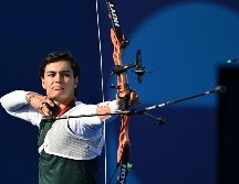 Matías Grande tiró siete dieces, tres nueves y un ocho para vencer al colombiano Jorge Enríquez. AFP