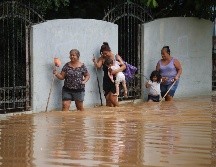 Las bandas nubosas de la tormenta tropical 