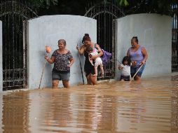 Las bandas nubosas de la tormenta tropical 
