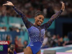Simone Biles se colocó a la altura de las legendarias, Larysa Latynina y Vera Caslavska, hasta ahora las únicas dobles campeonas olímpicas. EFE / T. Suárez