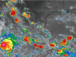 La tormenta tropical “Carlotta” se prevé provocará hoy lluvias puntuales muy fuertes en Jalisco. CORTESÍA/Conagua.