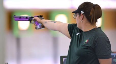 Luego de disparar sus tres series, la mexicana terminó por ubicarse en la posición número 20. 