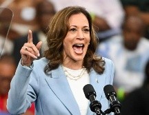 Con la recaudación de julio, la campaña presidencial demócrata, liderada primero por Biden y ahora por Harris, superó los mil millones de dólares acumulados. EFE/E. PIO RODA