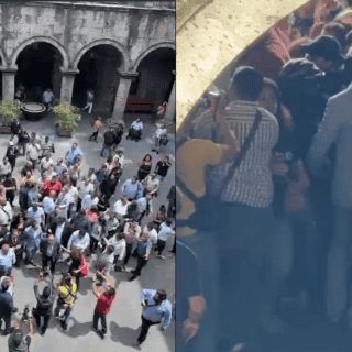 Toma de protesta de Roberto Delgadillo genera disturbios