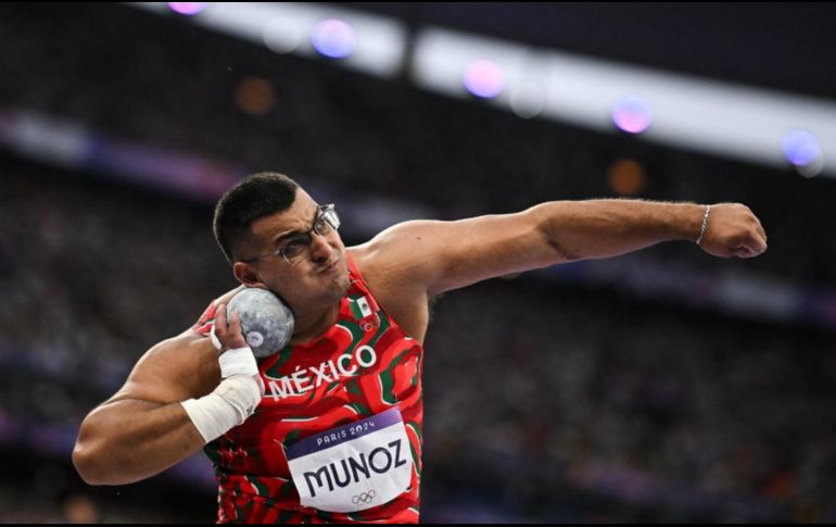 Uziel Muñoz es el primer mexicano en clasificarse a una final de Impulso de Bala. AFP