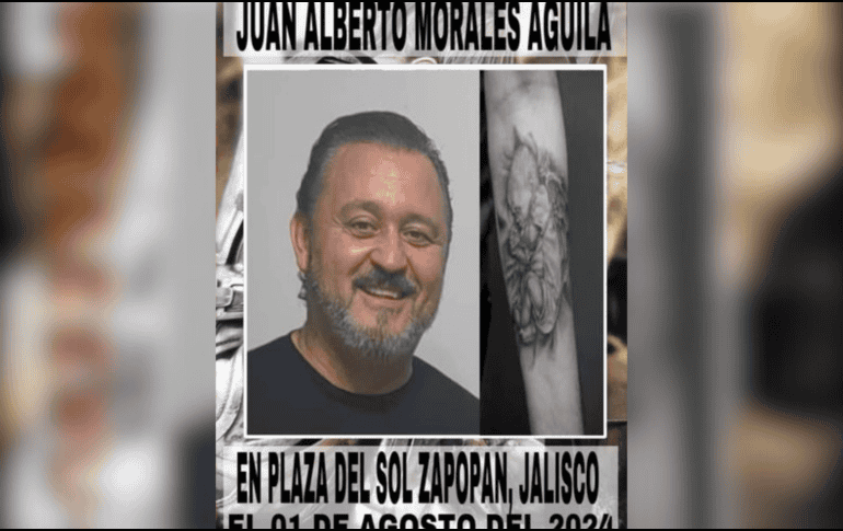 Morales Águila fue privado de su libertad el jueves 1 de agosto al salir de su negocio de casa de cambio. FACEBOOK/Guerreros Buscadores De Jalisco