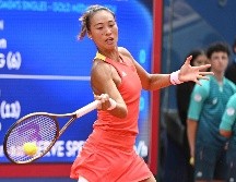 Zheng redondeó su obra tras vencer a Iga Swiatek en semifinales. EFE/C. Blumberg