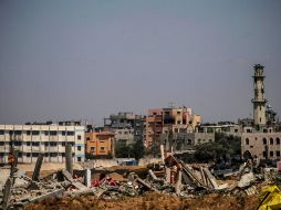 Según el Ejército, Hamás utilizaba ambos complejos para ocultar a sus combatientes y para planear ataques contra las tropas. EFE/EPA/M. SABER