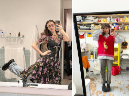 De estilo único, estética distinta e inspiración artística  Ella Emohoff destaca como la nueva it girl de Estados Unidos. INSTAGRAM/@ellaemhoff