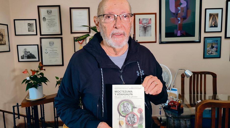 El escritor ofrece en el texto una exploración al paralelismo entre los  imperios inca y mexica, con su auge, estructura, caída y legado. EFE