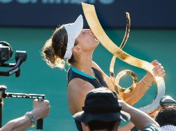 Paula Badosa ascenderá 22 posiciones en el ranking de la WTA. EFE