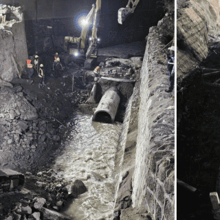 Así avanza la reparación del socavón de López Mateos