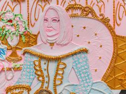 La artista fusiona el refinamiento del arte pop con la opulencia del Rococó. ESPECIAL / maz.zapopan.gob.mx