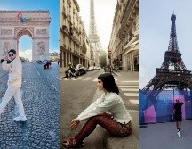 Juanca Amezcua, Paola Tarno y Yuri Zatarain en París. CORTESÍA