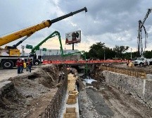 A tres días de que se cumplan los 10 días estimados para concluir las labores profundas que se llevan a cabo, no hay fecha de confirmación sobre la reapertura de la avenida. CORTESÍA / SIOP
