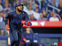 Guerrero Jr. tiene un average de .321, el tercero mejor de las Grandes Ligas. AFP/The Canadian Press /C. Katsarov