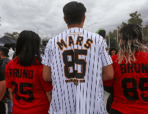 Bruno Mars enamoró a su público mexicano en su primero de tres shows que llevará a cabo en el nuevo Estadio GNP. SUN / EELG