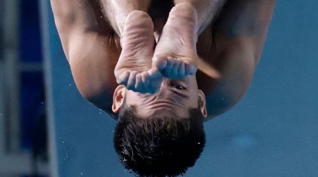 El nacido en Tijuana, Baja California, hace 22 años, soñaba con lograr un buen clavado, pero no fue así. EFE/ T. Akmen