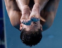 El nacido en Tijuana, Baja California, hace 22 años, soñaba con lograr un buen clavado, pero no fue así. EFE/ T. Akmen