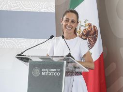 Claudia Sheinbaum durante la inauguración del hospital general IMSS-Bienestar en Culiacán, Sinaloa. SUN/Gabriel Pano