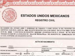 El costo promedio de este documento puede llegar a ser de hasta 234 pesos. CORTESÍA