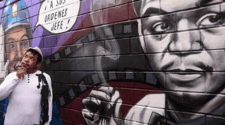 El mural inaugurado se hizo con la técnica de aerosol, conocida como graffiti, informó Víctor Sergio Andrade, mejor conocido como Yuka. SUN