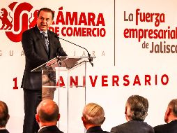 Javier Arroyo Navarro, presidente de la Cámara de Comercio de Guadalajara, destacó la reactivación de este proyecto. EL INFORMADOR / A. Navarro