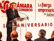 Javier Arroyo Navarro, presidente de la Cámara de Comercio de Guadalajara, destacó la reactivación de este proyecto. EL INFORMADOR / A. Navarro
