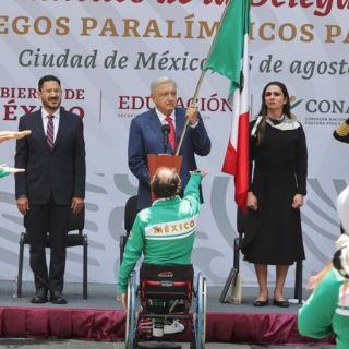 Abanderan a la delegación paralímpica de México para París 2024