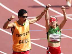 Con 35 años, la corredora participa en las competencias de atletismo en la categoría T11, la cual corresponde a los atletas que tienen discapacidad visual en su totalidad. CORTESÍA.