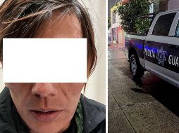 El detenido, identificado como Pedro Josuet ‘N’ de 31 años, fue puesto a disposición de las autoridades del Ministerio Público para determinar su situación legal. ESPECIAL / POLICÍA DE GUADALAJARA