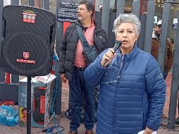 Patricia Aguayo, vocera de los trabajadores de base del Poder Judicial. SUN/A. López