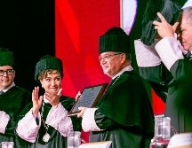 Santiago García, Abraham Mendoza, Fernanda Llergo y José Antonio Esquivias. GENTE BIEN JALISCO/ Jorge Soltero