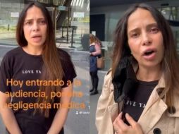 Verónica, quien antes del suceso que cambiaría su vida se dedicaba a la actuación, donde era además acróbata, narra como a los 48 años fue diagnosticada con miomas y un tumor en la matriz, razón por la cual la recomendación médica fue someterse a un prodecimiento quirúrgico en el que se le extrajera dicho órgano como parte del tratamiento. 
 TIKTOK/veronica.ferro2