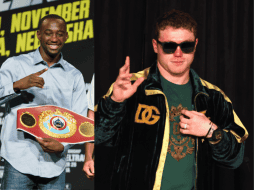 El Canelo pide una gran cantidad monetaria para la pelea con Crawford. Imágenes IMAGO7 AFP