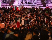 Trabajadores del Poder Judicial se concentraron en la glorieta del Ángel de la Independencia para manifestarse en contra de la reforma al Poder Judicial propuesta por el Presidente López Obrador. SUN/ D. Simón Sánchez.
