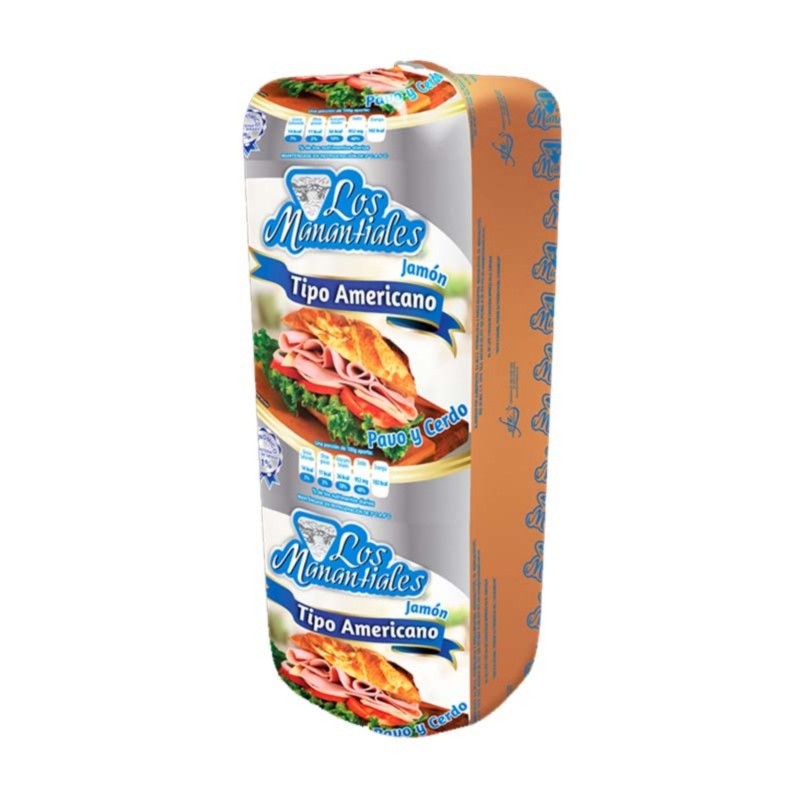 &nbsp;Los Manantiales - Jamón Tipo Americano de Pavo y Cerdo