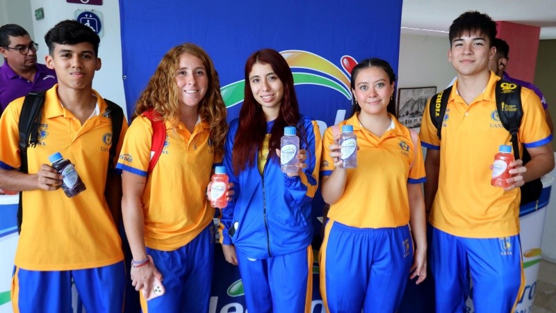 &nbsp;Electrolit impulsará su patrocinio al suministrar bebidas a los deportistas Tigres. ESPECIAL/ Universidad Autónoma de Nuevo León