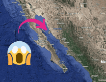 Debido al desplazamiento hacia el norte, el Mar de Cortés también experimentaría cambios, y la costa de Sonora y el norte de Sinaloa quedaría expuesta al Océano Pacífico. Google Maps / Canva