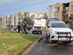 Elementos de la Policía municipal de El Salto, de la Policía Estatal y de la Guardia Nacional acudieron a la zona de los hechos para resguardar el lugar. ESPECIAL