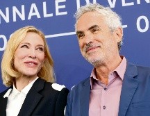La actriz Cate Blanchett y el director Alfonso Cuarón, presentes en Venecia. EFE