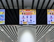 En algunos aeropuertos de Asia se advierte a la población sobre la viruela del mono o mpox, tras la declaración de la OMS. (Xinhua/Chong Voon Chung) (ah) (ce)