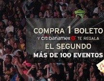 Esta es la forma de conseguir un 2x1 en la compra de tus boletos a conciertos en Guadalajara con Ocesa y Ticketmaster. EL INFORMADOR / ARCHIVO / ESPECIAL