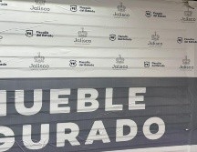 Fiscalía de Jalisco aseguró el local marcado con el número 232 de la plaza ubicada en el Centro Tapatío. ESPECIAL/FISCALÍA DE JALISCO
