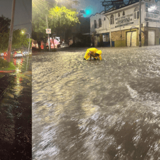 Se inundan calles de Tlaquepaque por lluvia