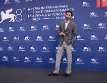 Adrien Brody posa para los fotógrafos en la sesión fotográfica de la película 'The Brutalist' .Vianney Le Caer/AP